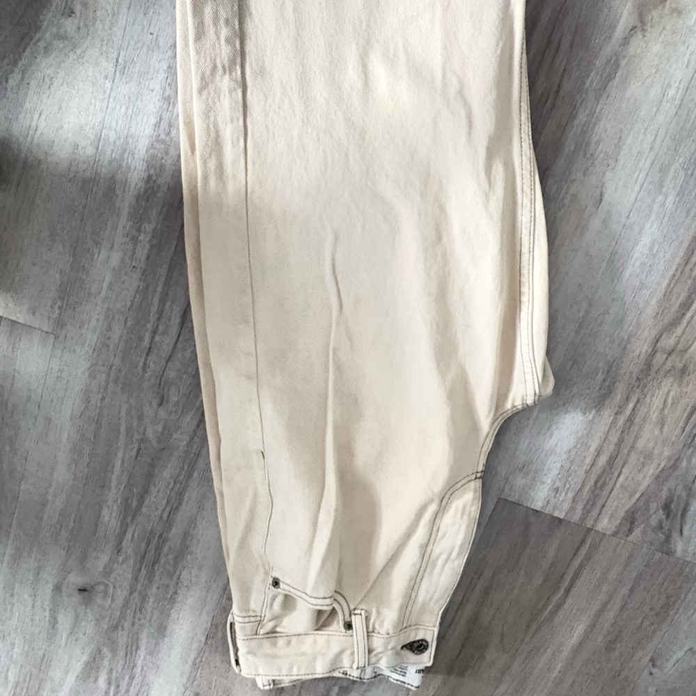 River Island Cream Straight Men Jeans